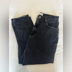 Abercrombie Curve Love Ankle Straight Ultra High Rise
